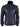 Real Leather Autumn Jacket with High Neck for Mens - Navy Color
