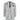 Andrew Men's 3-Piece Grey Checked Slim Fit Suit with Red Accents