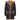 Men's Shearling Sheepskin Duffle Coat WW2 UK Winter 3/4 Hood Brown Ginger