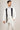 AK-24 Men's White 3-Piece Velvet Wedding Tuxedo with Black Lapels