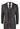 Mens 3 Piece Check Suit Tweed Black Brown Tailored Fit Wedding Peaky Classic