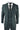 Mens 3 Piece Check Suit Tweed Olive Green Tailored Fit Wedding Peaky Classic