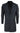 Herringbone Tweed 3/4 Long Overcoat-Charcoal