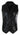 Mens Real Leather Tan Brown Black Smart Casual Gilet Waistcoat Vintage Retro-Black