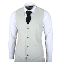 Miller - Men's Grey Checked Plaid Tailored Fit 3 Piece Suit